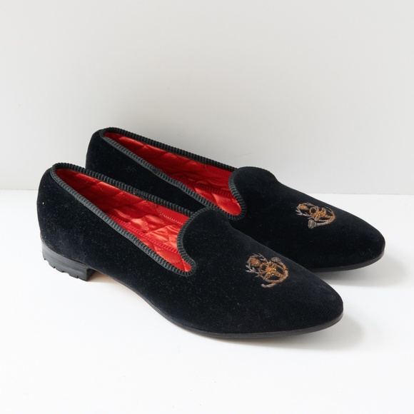 80s - SUSAN BENNIS - WARREN EDWARDS - Loafer - Men\'s - 10 - BLK Velvet main image 6